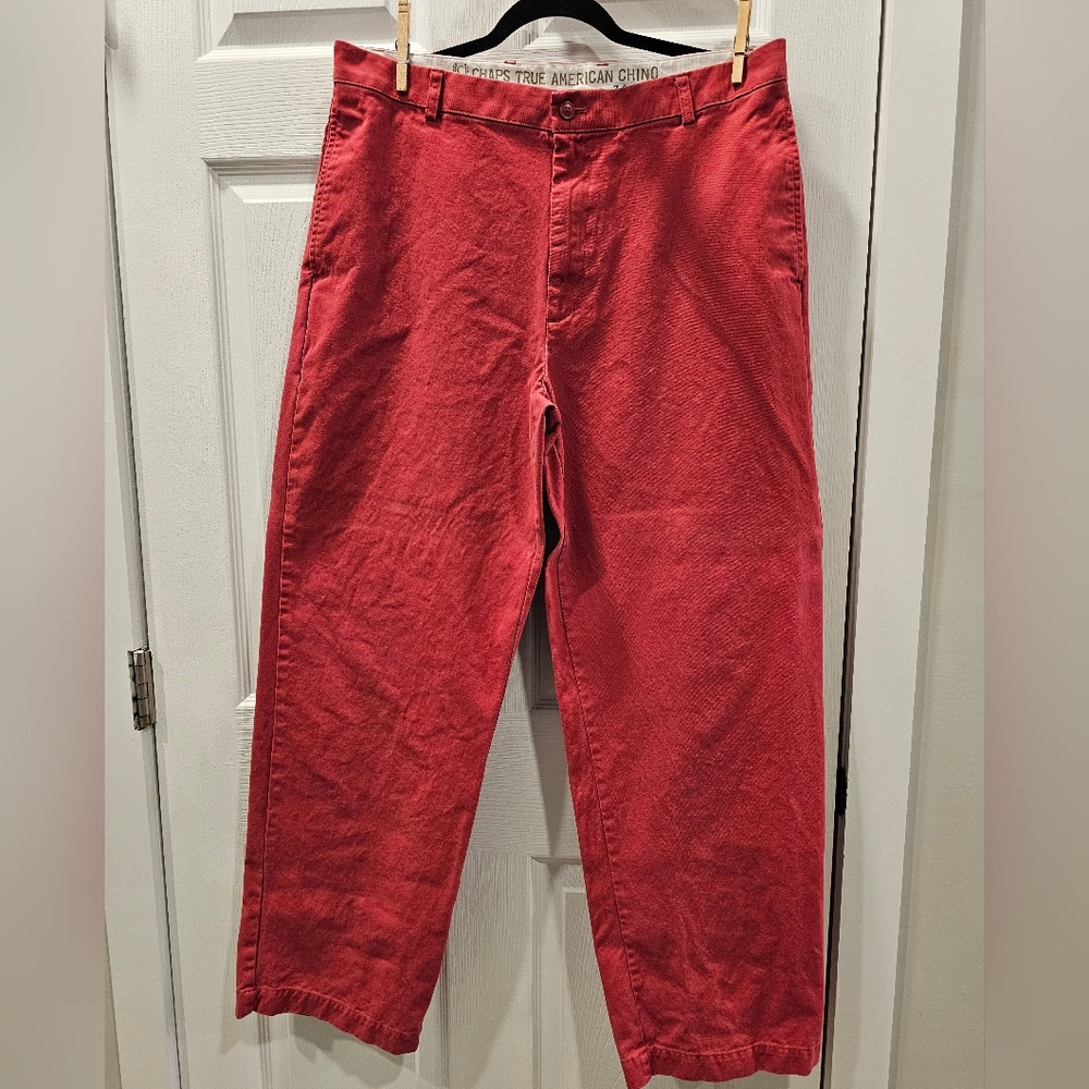 Chaps American Chino, 36x32, Red NWOT